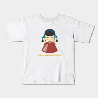 #LoveAudiobooks Girl Kids T-Shirt